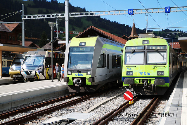 Zweissimmen railway station. August 31. 2019