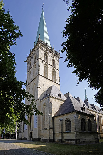 Lüdinghausen, Münsterland (Westphalia, Germany), church St. Felizitas of  1558, later enhanced with neogothic elements