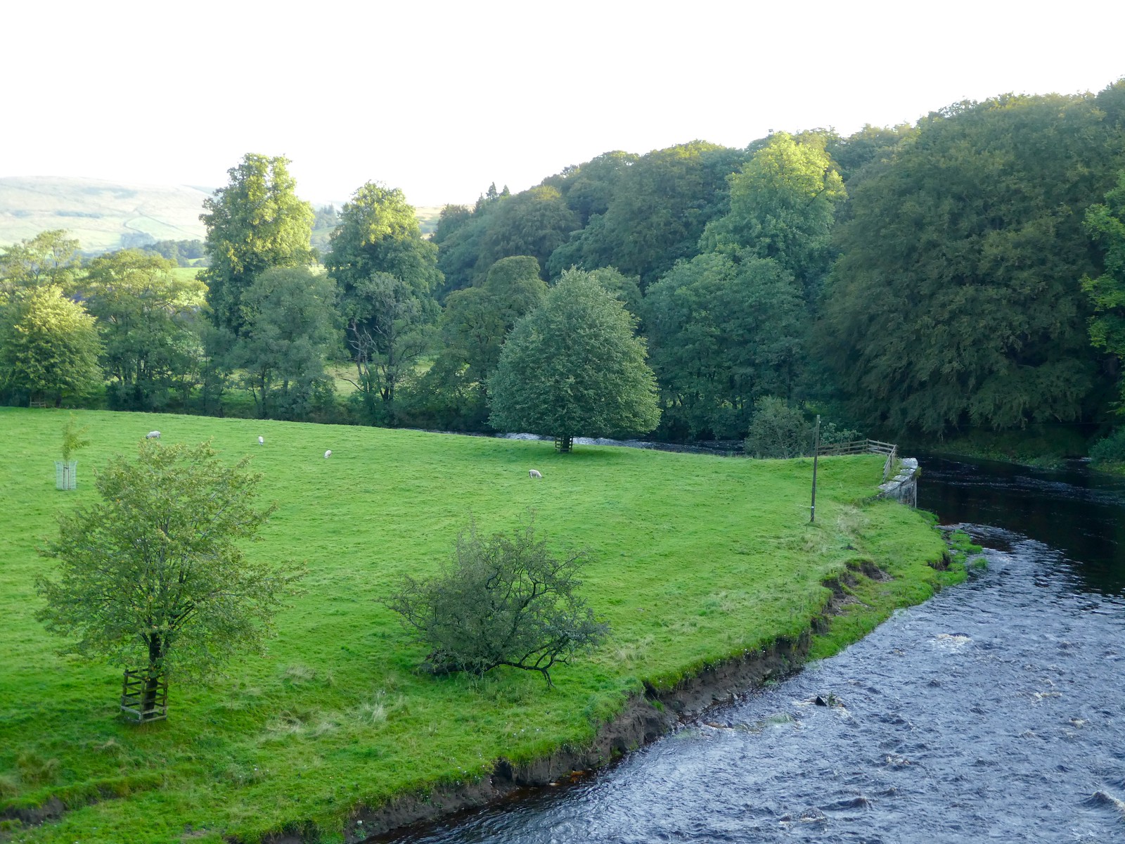 Inn at Whitewell, view from hotel 