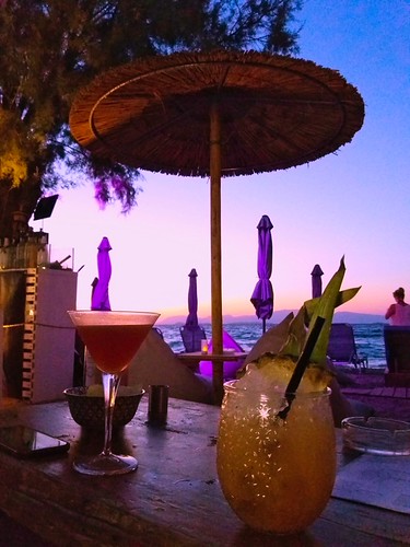 Cocktails by Strangelover17, Sunset cocktails at Sunrise beach bar. summer agistri greece getaways αγκίστρι ελλάδα seaside