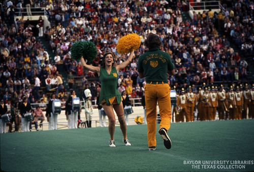 Baylor University Yell Leaders, Cheerleaders, November 1973 (1)