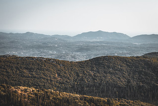 View from mount pantokrator