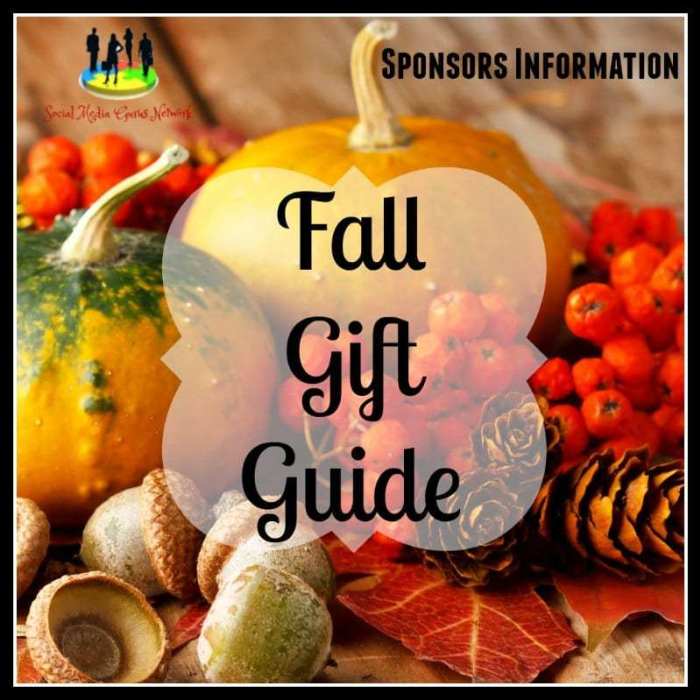 Sponsor Information ~ 2019 Fall Gift Guide #FALL19 #MySillyLittleGang @SMGurusNetwork