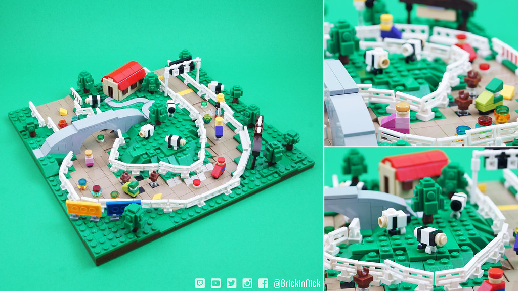 Microscale Moo Moo Farm from Mario Kart 64