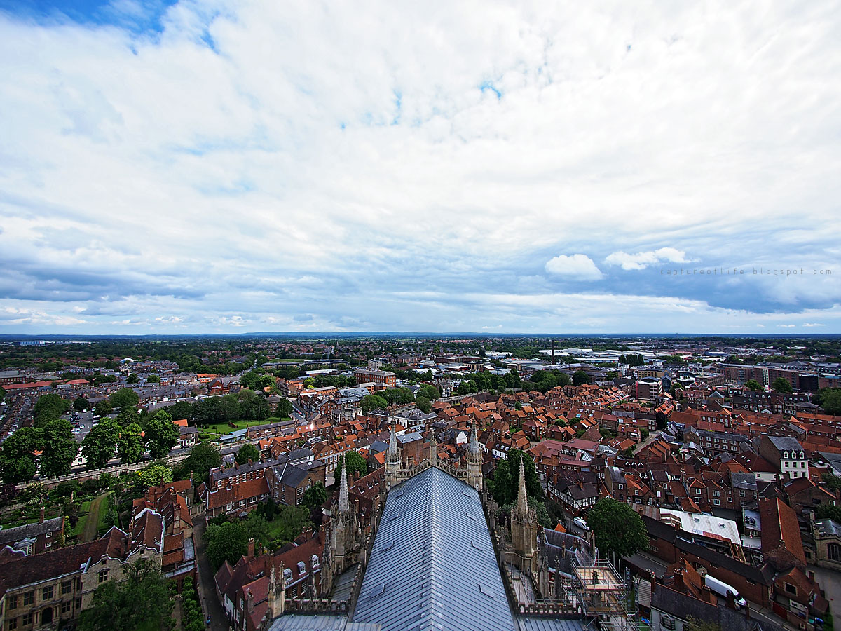 York at roof top of York Minster
