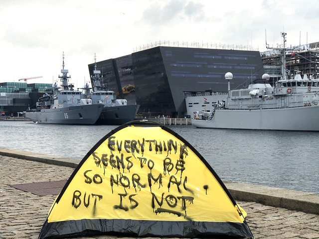 Tent artwork 2019  for Copenhagen ULTRACONTEMPORARY Biennale # anormal unnormal apathyy