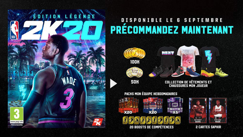 NBA 2K20 – édition légende