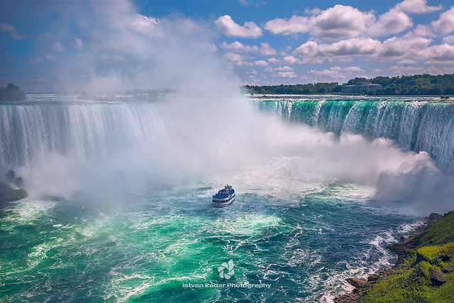 Tourist Boat at Niagara Falls, Canada