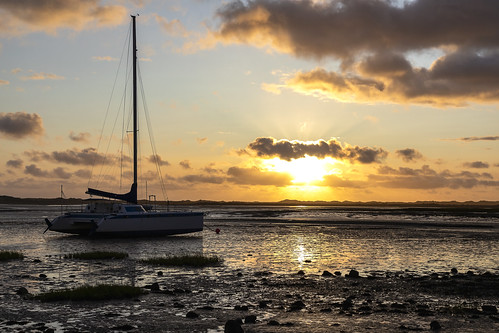 sunset ravenglass estuary boats tide sun kev gregory canon 6d mark 2 ii water