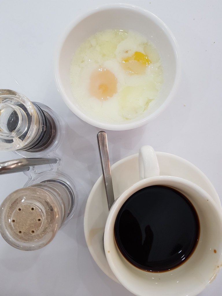 烤面包半熟蛋咖啡 Toast Egg Kopi O set rm$6.50 @ Rich N' Flavour SS15