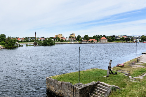 oldtown europe fredrikstad gamlebyen norway water river sky