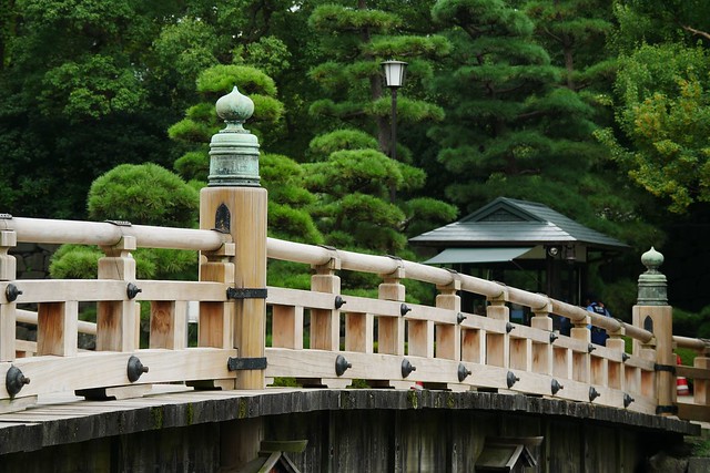 Tokio Kaiserpalast Holzbrücke 3