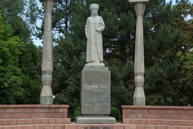 189. Statue of Kurmanzhan Datka, Dubovy Park, Bishkek, Kyrgyzstan
