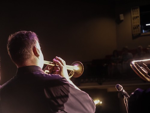 Trumpet player at the Groove Gala - Sep. 5, 2019. Photo by Katherine Johnson.