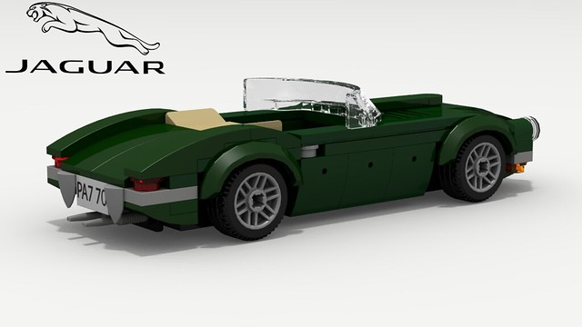 Jaguar E-Type (new) (rear view)