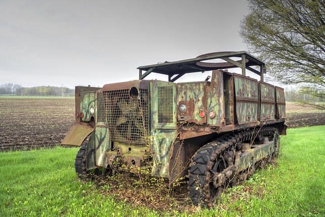 Abandoned Tank / Tractor