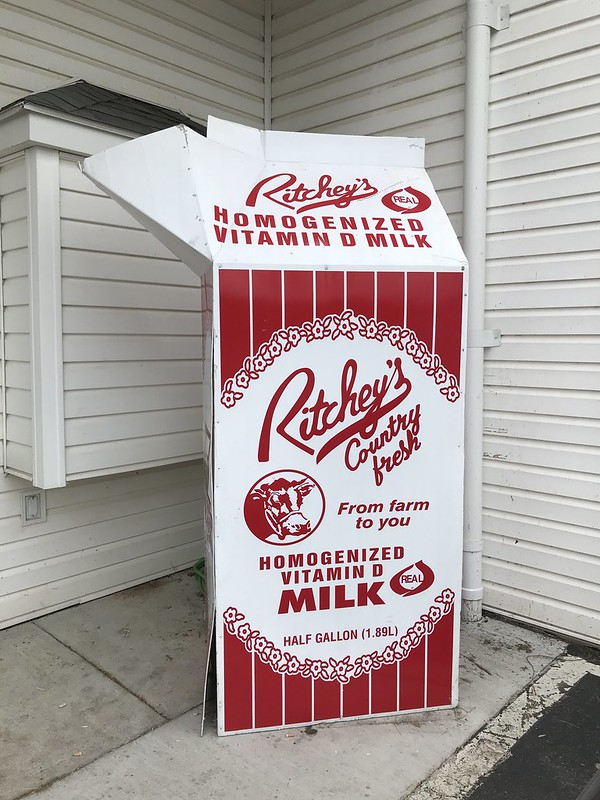 Ritchey's Dairy with teaberry ice cream