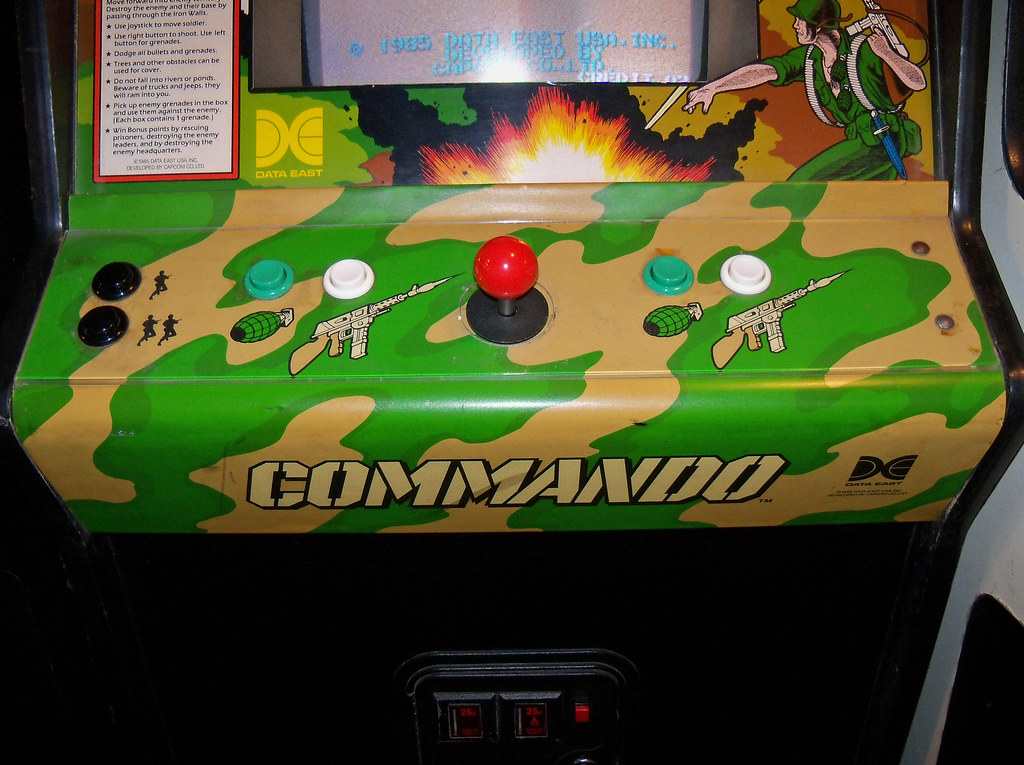 Commando, Control panel for Commando video game., Ken