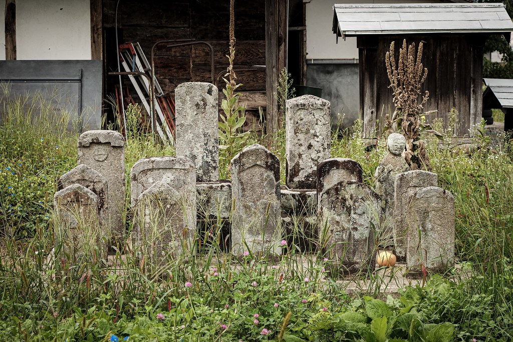 Family graveyard in the village