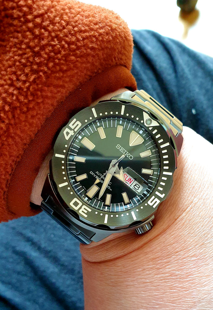 Incoming and Short Review - Seiko Black Monster SRPD29K1 - Rolex Forums -  Rolex Watch Forum