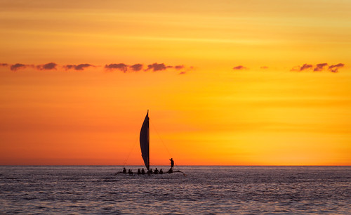 sunset whitebeach boracay aklan malay philippines beach dusk sea ocean silhouette