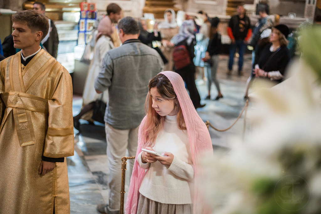 8 сенября 2019, Литургия в Исаакиевском соборе / 8 September 2019, Divine Liturgy in the Saint Isaac's Cathedral