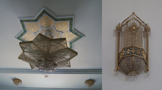 lamps in the Tashkent mosque