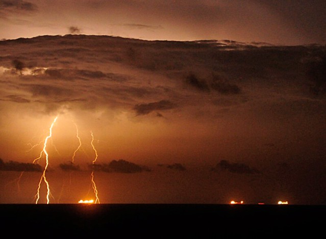 Lightning Storm in the Gulf