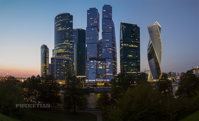 Moscow International Business Center Panorama