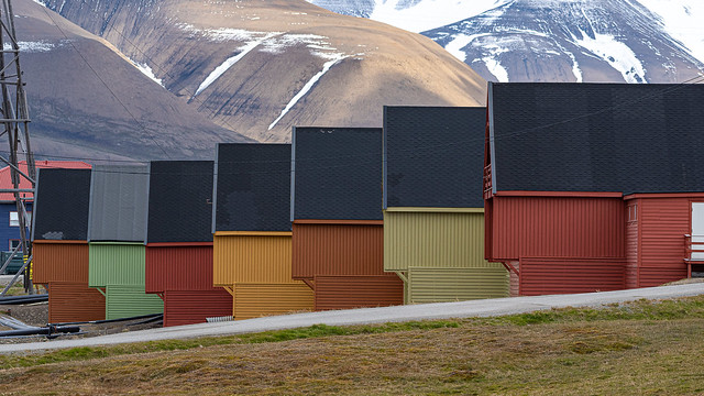 houses in Longyearbyn (Svalbard)