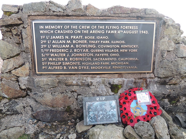 American airmen killed in Snowdonia mountain crash honoured