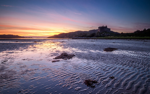 2019 argyll arnamurchan castle coast dorlin dusk eileantioram island lochmoidart rivershiel ruin sand scotland seaweed sunset tioram twilight stoates steveoates olympus