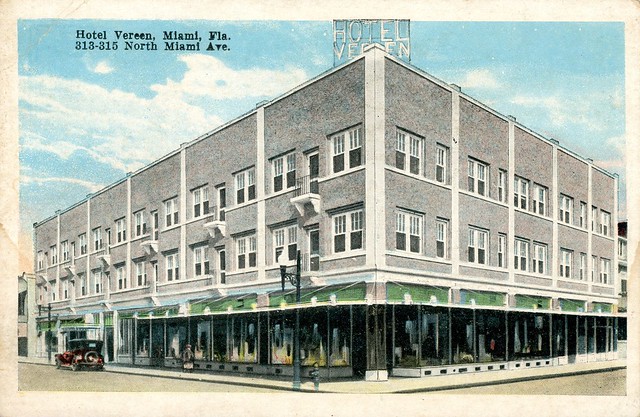 Hotel Vereen Downtown Miami Vintage Postcard