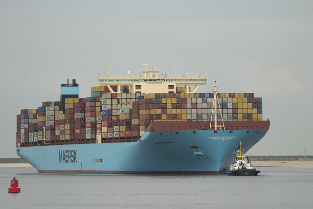 MARIBO MAERSK   Container Ship - Yanktzekanaal - Maasvlakte