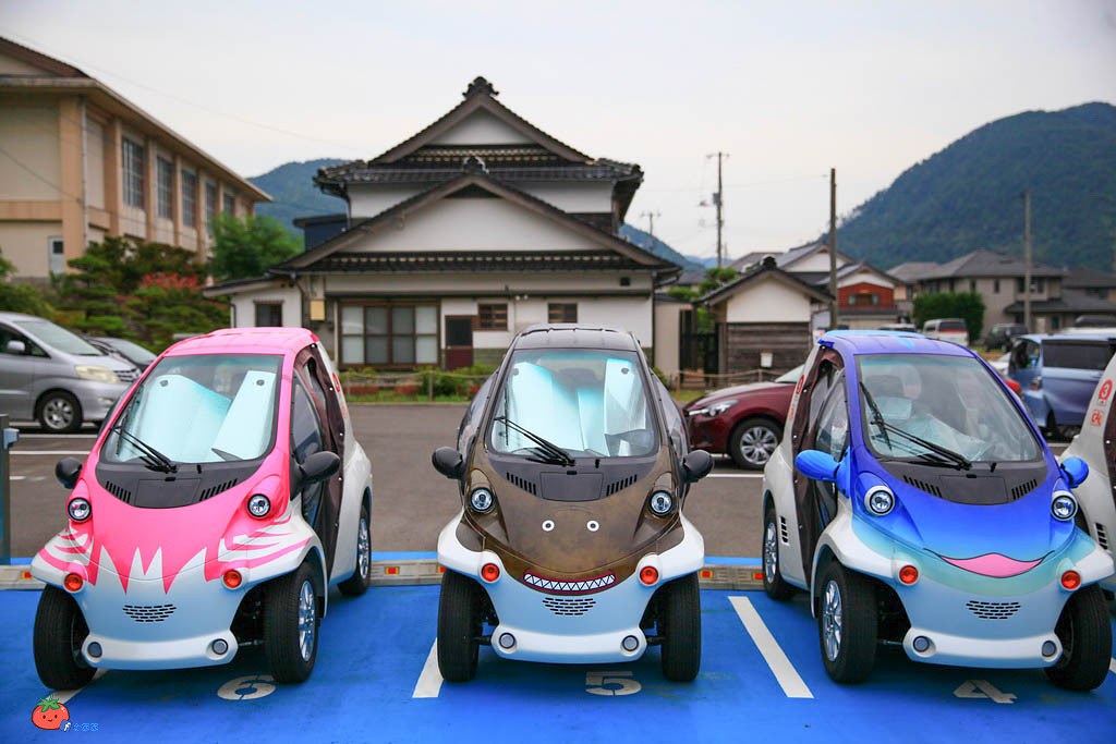 【鳥取自由行景點】日本百景浦富海岸，自駕租超小型EV電動車コムス！