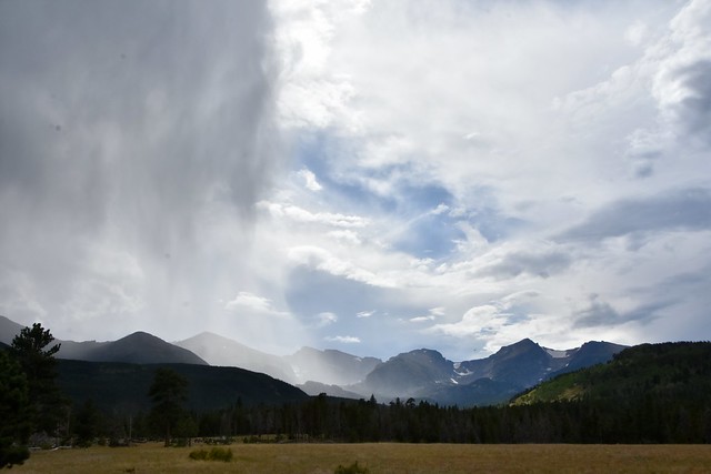 Mountain downpour - Rocky Mountain National Park