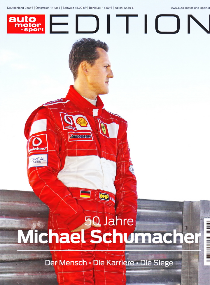 Image of auto motor und sport Edition - 50 Jahre Michael Schumacher - cover