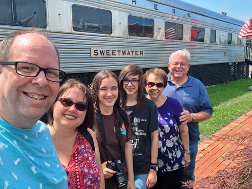family vacation trip tennessee sweetwater downtown train
