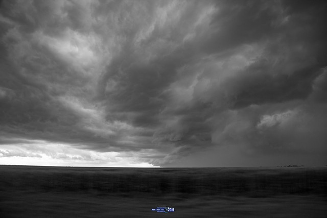 081319 - Last August Storm Chase 025 B&W