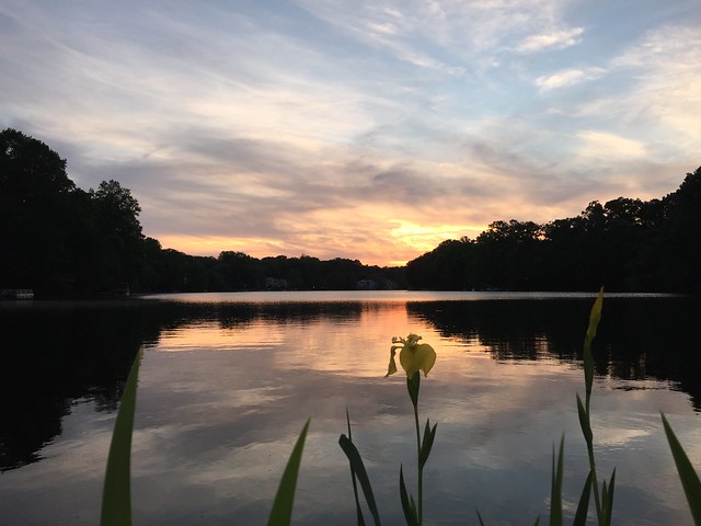 Lake Anne Sunset, Looking West