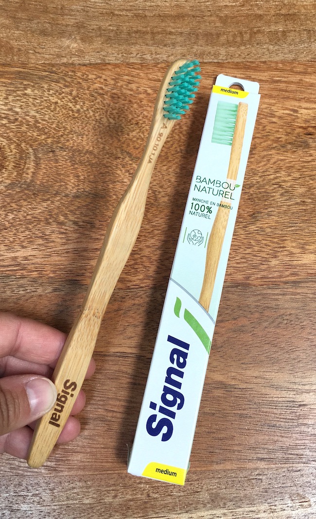 Brosse à dents en bambou naturel par Signal