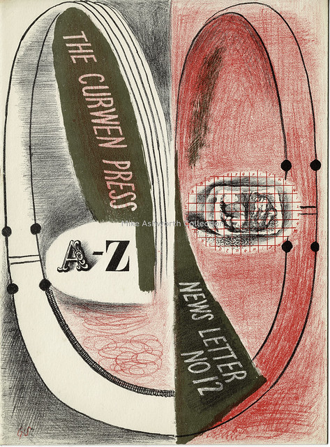 The Curwen Press News Letter number 12, June 1936 - cover engraved by Graham Sutherland