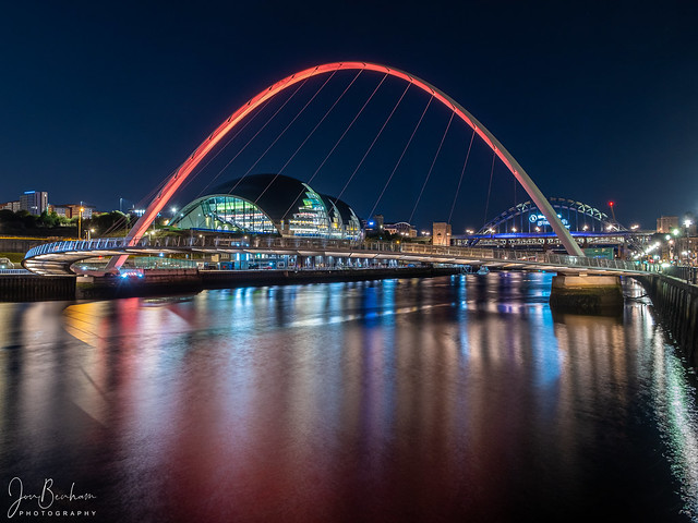 Gateshead at night
