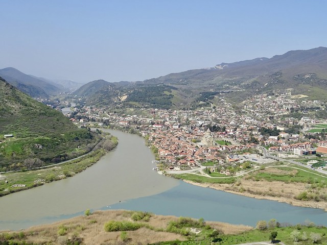 Mtskheta: confluence of the Mtkvari and Aragvi rivers