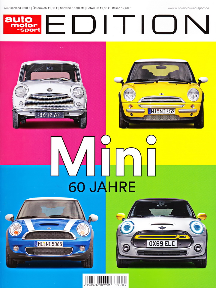 Image of auto motor und sport Edition - 60 Jahre Mini - cover