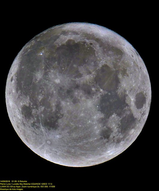 Test DC-G9 + Lunette sur la pleine Lune (100%)