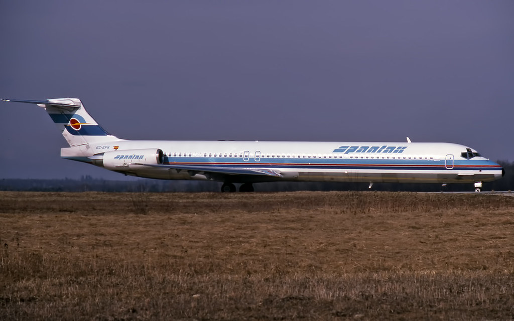Spantax Douglas MD-80 EC-EFK | Thank you for 3.6 million vie… | Flickr