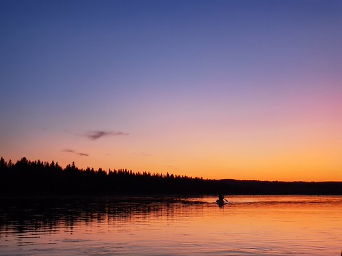North Saskatchewan Day 2 Sunset by Michael J Porter,