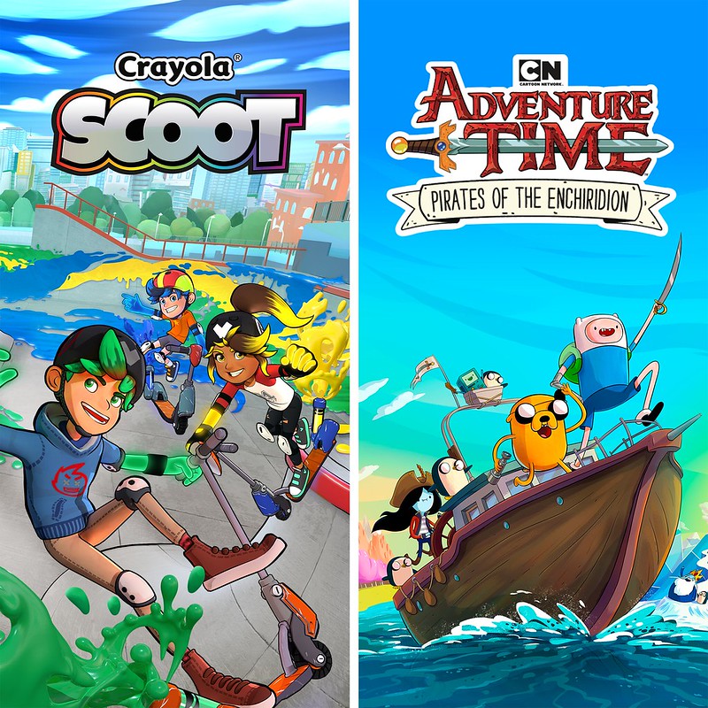 Thumbnail of Adventure Time: Pirates of the Enchiridion and Crayola Scoot on PS4