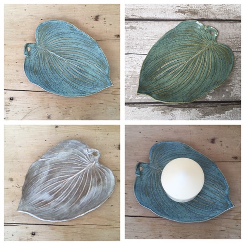 Leaf ceramics for a Zen home